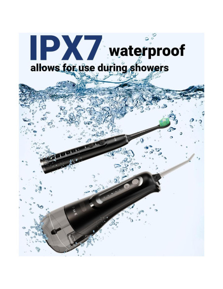 Kit de Limpieza Oral 2 en 1 FMK: Hilo Dental y Cepillo Eléctrico