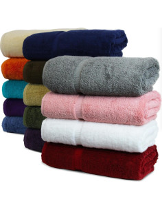 Toallas de Hotel y Spa de Lujo BC BARE COTTON 100% Algodón 12 Pzas 2