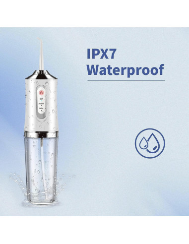 Irrigador Dental Inalámbrico Somall con 3 Modos y 4 Jets