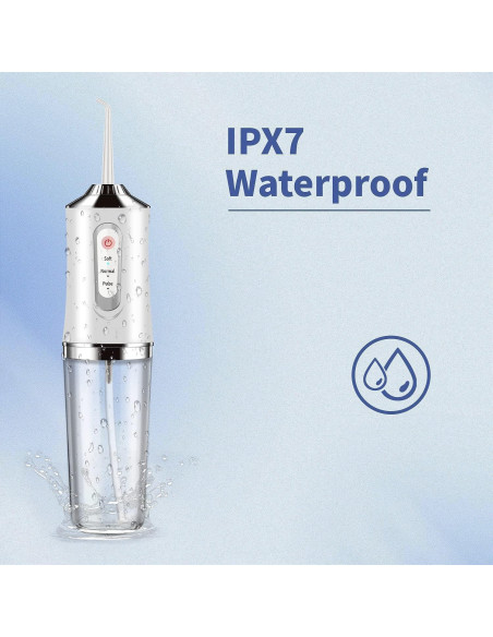 Irrigador Dental Inalámbrico Somall con 3 Modos y 4 Jets