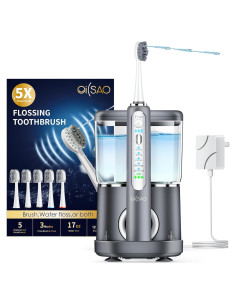 Cepillo de Dientes Eléctrico OILSAO con Irrigador 2.0 - 5 Modos