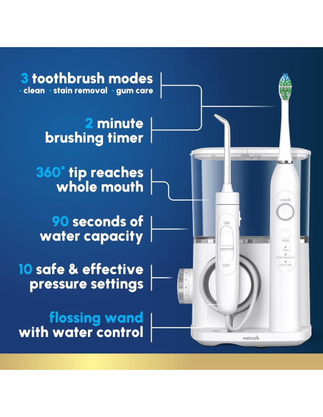 Irrigador Bucal y Cepillo Eléctrico Waterpik Sensonic CC-04