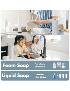 Dispensador de Jabón Espumoso Automático YIKHOM 450mL 2