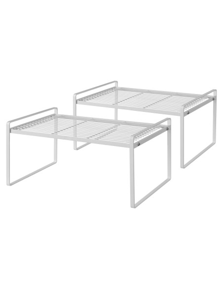 Organizador de Estante Shantton 2 Niveles Blanco 40.64x26.92 cm