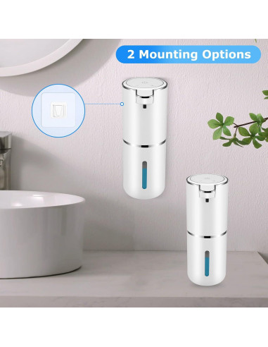 Paquete 2 Dispensadores Automáticos Jabón Espumoso VZZNN 760ml