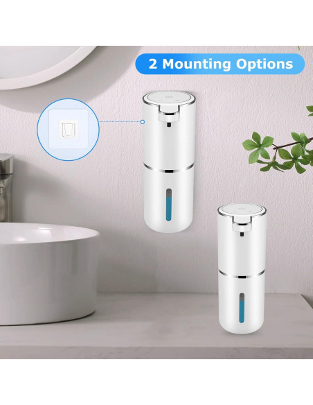 Paquete 2 Dispensadores Automáticos Jabón Espumoso VZZNN 760ml