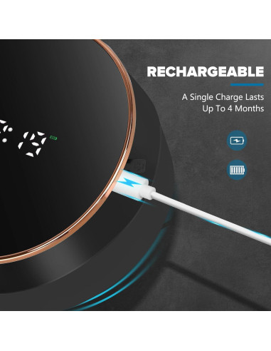 Dispensador Automático de Jabón Espuma Monstake 300ml Negro