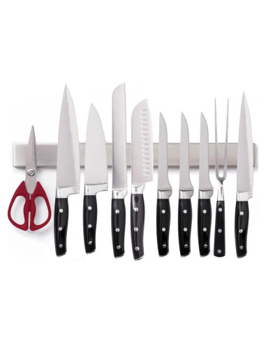 Soporte Magnético para Cuchillos Gorilla Grip 60 cm Acero Inoxidable