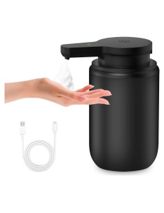 Dispensador Automático de Jabón Espumoso Mamiddle 300ml Negro