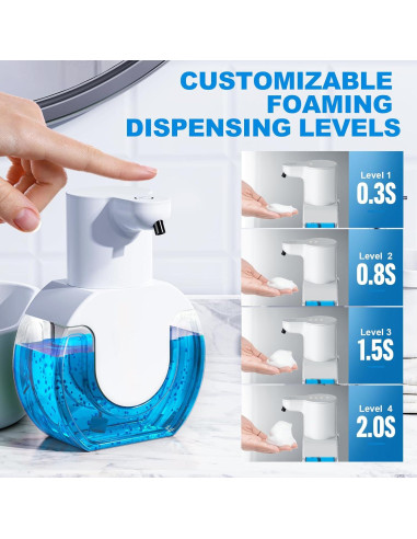 Dispensador Automático de Jabón Espumoso Fantictas 420ml