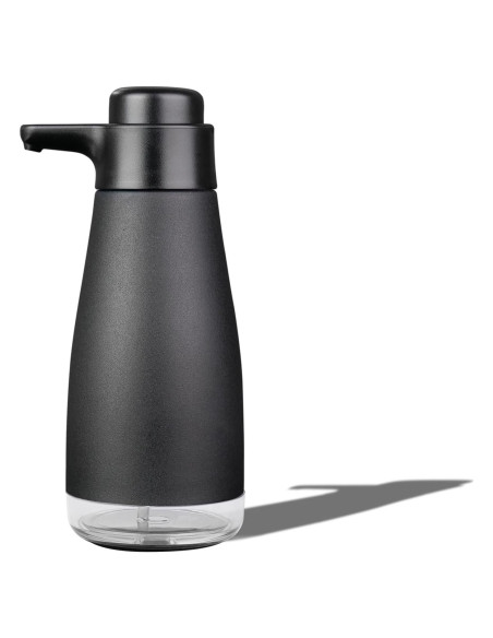 Dispensador de Jabón Líquido AIKE 443 ml Acero Inoxidable Negro