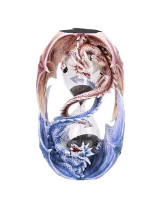 Figurita Decorativa Dragones de Resina Pacific Giftware 19.94 cm