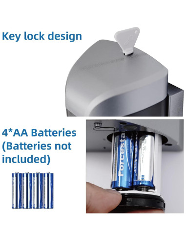 Dispensador Automático de Jabón Bosharon 700ml Sin Contacto Plata