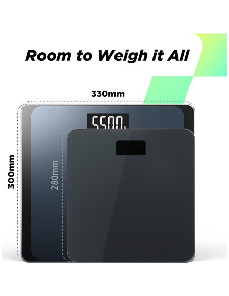 Escala Digital de Baño RunSTAR 250kg Pantalla LCD Grande