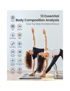 Escala Digital Inteligente RENPHO Wi-Fi Bluetooth 13 Métricas 2