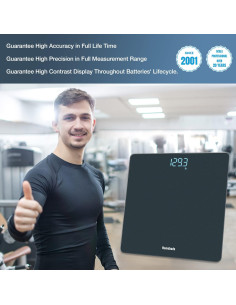 Báscula Digital Homebuds Azul para Peso Corporal 180kg 2