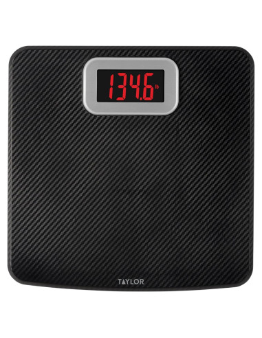 Báscula Digital Taylor 199.58 kg, Antideslizante 30x30 cm