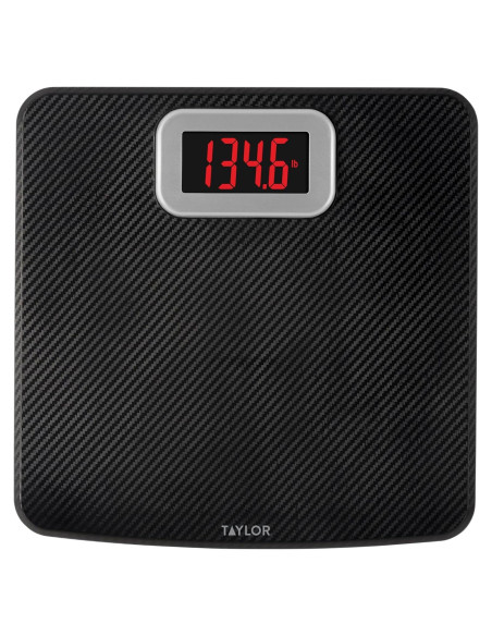 Báscula Digital Taylor 199.58 kg, Antideslizante 30x30 cm