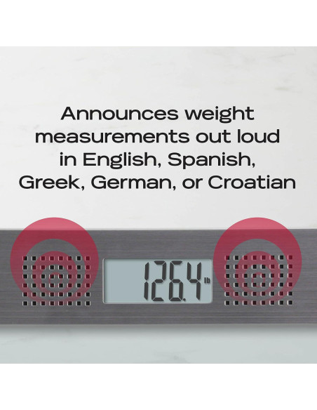 Báscula de Baño Electrónica Hablante Taylor 200 Kg Vidrio