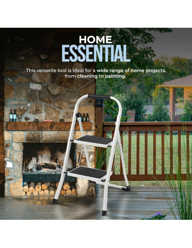 Escalera Simpli-Magic 2 Peldaños Antideslizante 150 kg