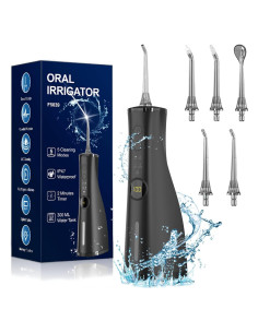Irrigador Oral Eléctrico Shenzhen Risun F5039 300ml 5 Puntas