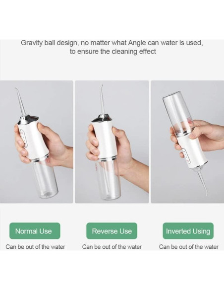 Irrigador Dental Inalámbrico Sucre Mist 3 Modos IPX7 220ML