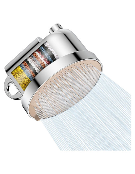 Cabezal de Ducha Filtrado MakeFit - Alta Presión 5 Modos Cromo
