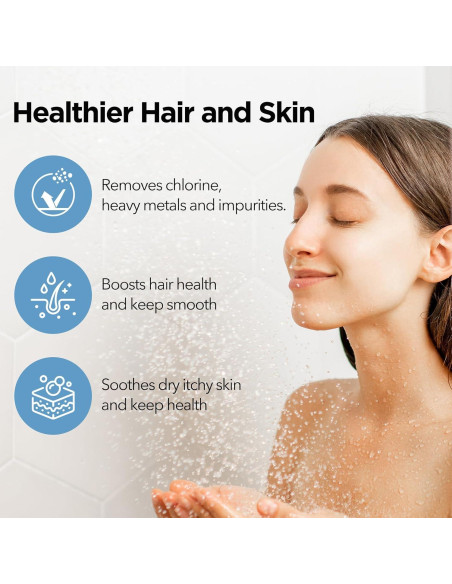 Cabezal de Ducha Filtrado MakeFit - Alta Presión 5 Modos Cromo