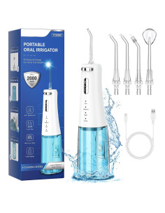 Irrigador Dental Inalámbrico ZDMATHE 300ml IPX7 2000mAh