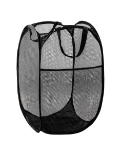 Cesta de Lavandería Plegable DUCOO 70L Malla Negra