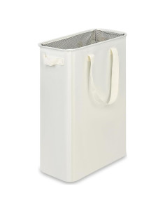 Cesta de Lavandería Plegable Efluky 48L Beige para Espacios Pequeños