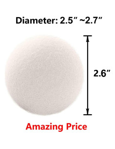 Bolas de Secado de Lana Otylzto 6-Pack Ecológicas XL 2