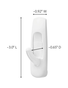 Ganchos Utilitarios Adhesivos Command 20 Piezas 3M 2