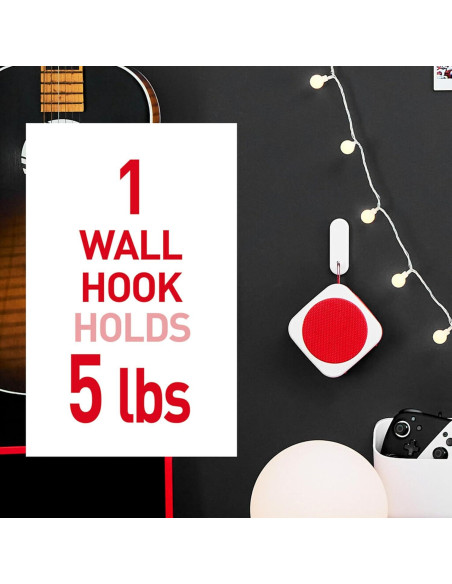 Ganchos de Alambre Command 4 Unidades, Soporta 2.27 kg, Blanco