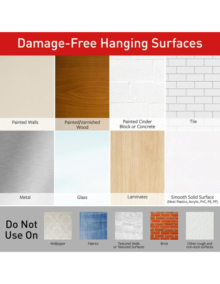 Gancho de Baño Command Jumbo Blanco con 2 Tiras Adhesivas