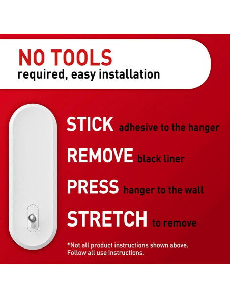 Ganchos de Alambre Command 4 Unidades, Soporta 2.27 kg, Blanco