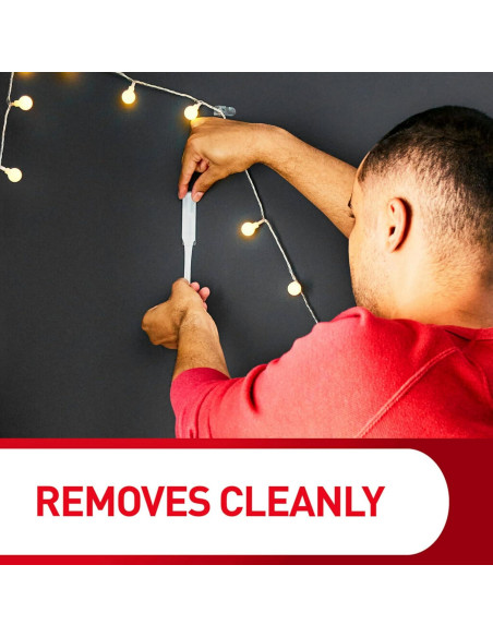 Ganchos de Alambre Command 4 Unidades, Soporta 2.27 kg, Blanco