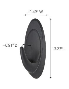 Ganchos de Terraza Command para Exterior - 2 Ganchos, 4 Tiras, Soporta 1.36 kg 2