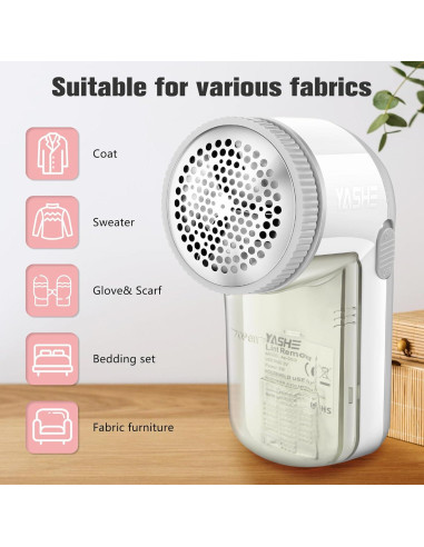 Quitapelusas Eléctrico YASHE Ae-003 para Ropa y Muebles