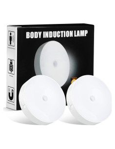 Luz de Sensor de Movimiento Magnética Glooglitter 2 Pcs LED USB