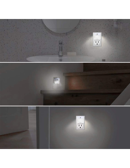 Luces Nocturnas LED con Sensor de Movimiento B B.G.TBTUG - Paquete de 2