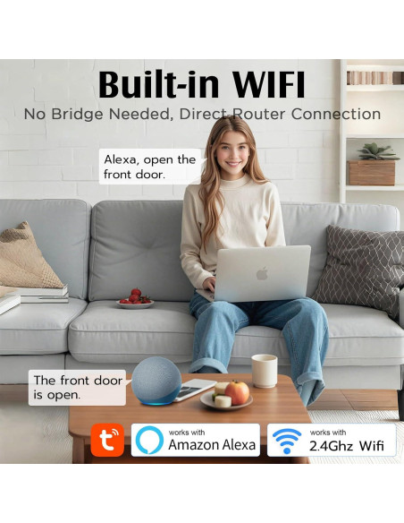 Cerradura Inteligente WiFi Dhiedas MD121 con Cámara HD y Teclado