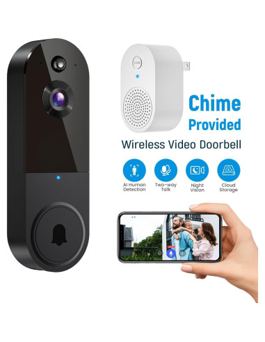 Cámara de Timbre de Video 1080p CONVERGE T50 Inalámbrica