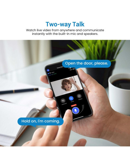Cámara de Timbre de Video 1080p CONVERGE T50 Inalámbrica