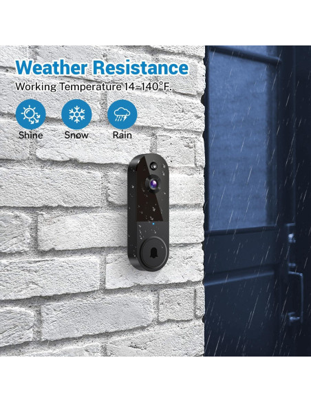 Cámara de Timbre de Video 1080p CONVERGE T50 Inalámbrica