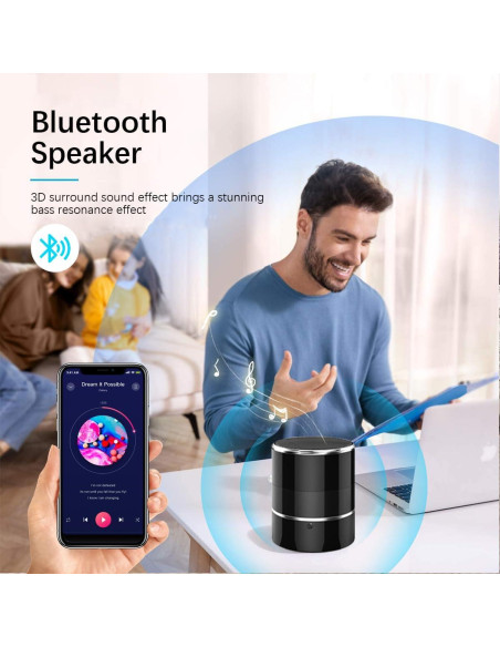 Cámara de Seguridad Inalámbrica CHEJZVAY 1080P Altavoz Bluetooth