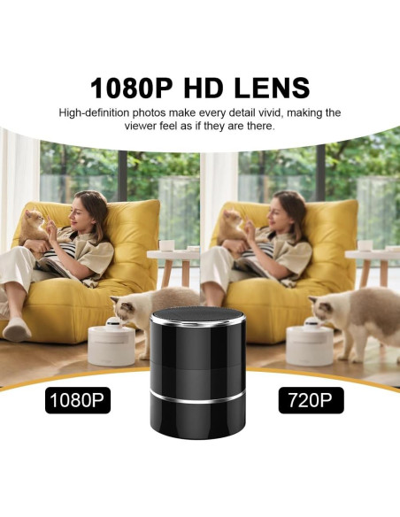 Cámara de Seguridad Inalámbrica CHEJZVAY 1080P Altavoz Bluetooth