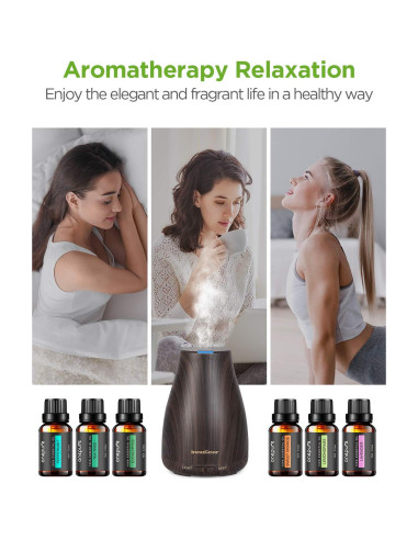 Difusor de Aceite Esencial InnoGear 100ml con 6 Aceites