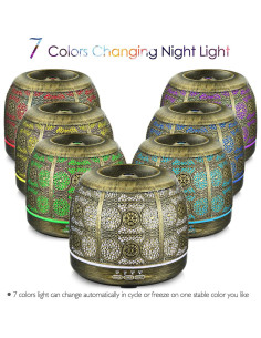 Difusor de Aromaterapia Ultrasónico ARVIDSSON 500ml Oro 2