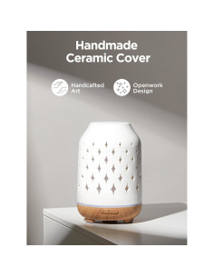 Difusor de Aromaterapia InnoGear AD15-WS 150ml Cerámico Blanco 2